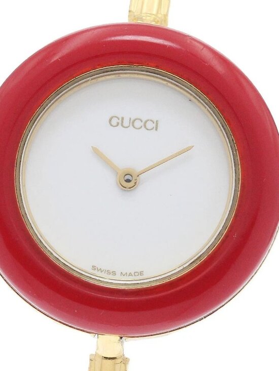 GUCCI Change bezel 11/12.2 White Dial Quartz Ladies Watch_948817